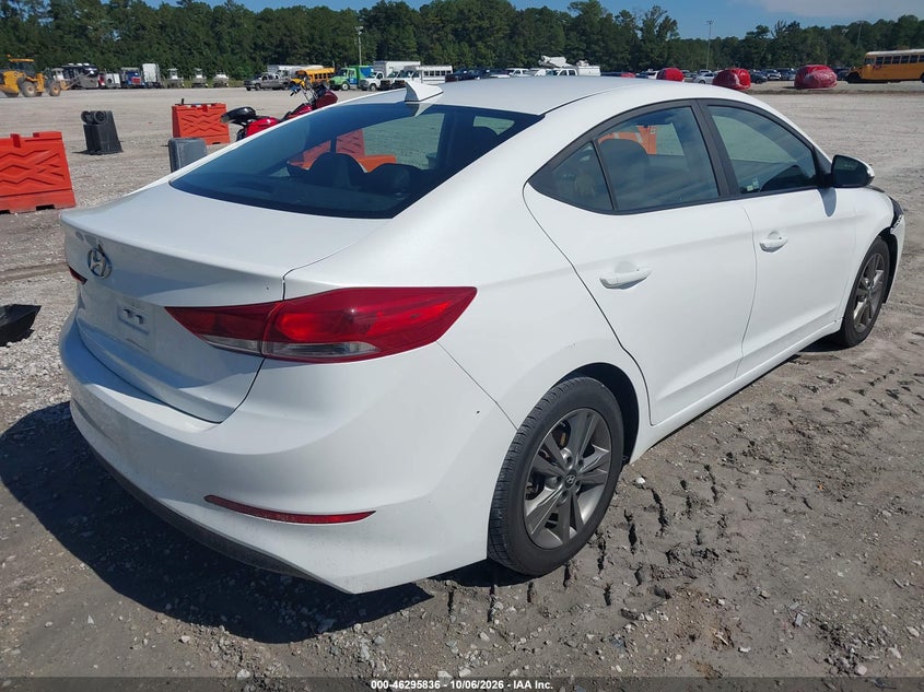 Vin: 5npd84lf9jh260256, lot: 46795999, hyundai elantra sel 20184