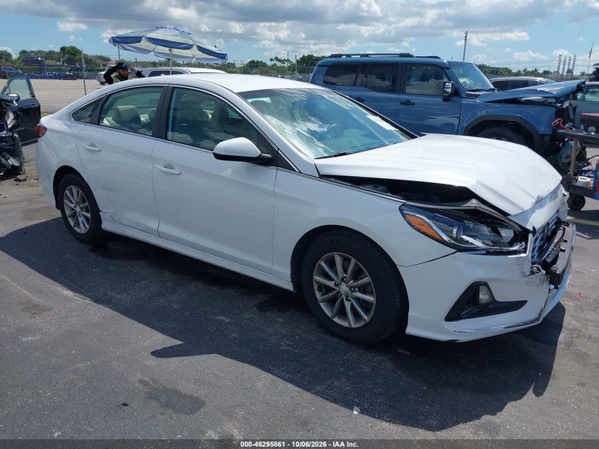 Vin: 5npe24af2kh768837, lot: 46796024, hyundai sonata se 20191