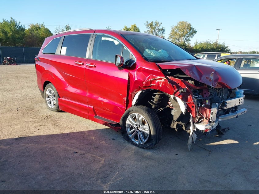 Vin: 5tdeskfcxps083229, lot: 46796064, toyota sienna platinum 2023 img_1