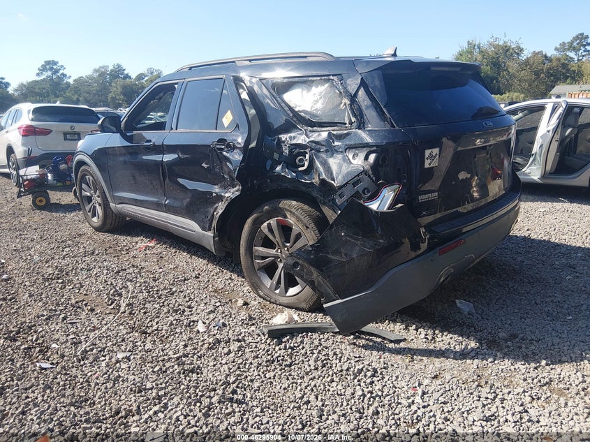 Vin: 1fmsk7dh0mgb67110, lot: 46796067, ford explorer xlt 20213