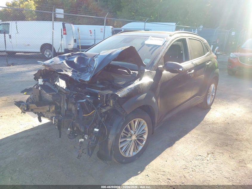 Vin: km8k62aa3ku360316, lot: 46796069, hyundai kona sel 20192