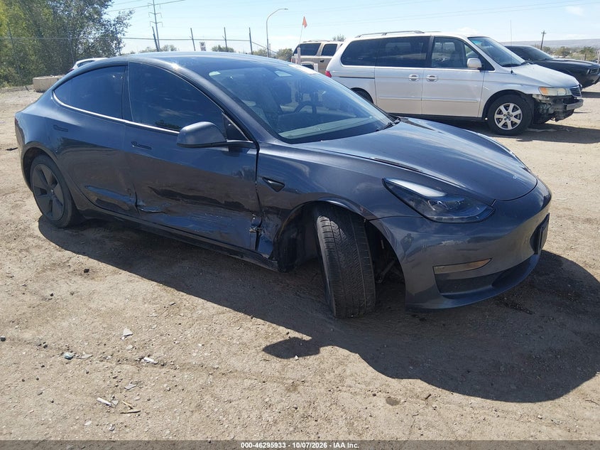 Vin: 5yj3e1ea5pf638343, lot: 46796096, tesla model 3 rear-wheel drive 20231