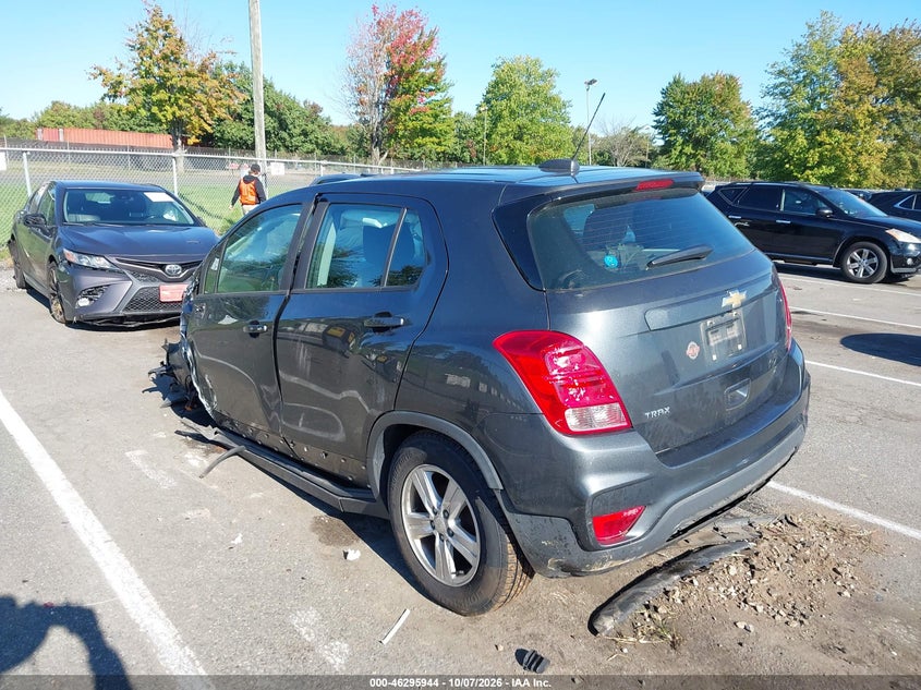 Vin: 3gncjksb8kl222786, lot: 46796107, chevrolet trax ls 20193