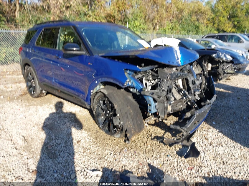 Vin: 1fmsk8khxngc28635, lot: 46796109, ford explorer st-line 20221