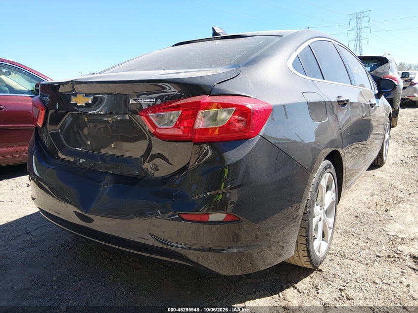 Vin: 1g1bf5sm6h7142496, lot: 46796111, chevrolet cruze premier auto 20174