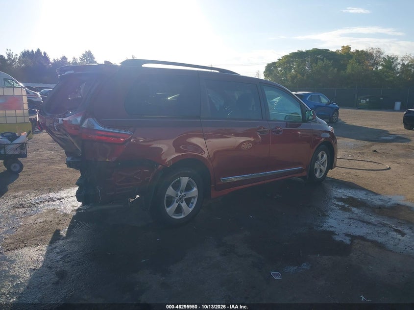 Vin: 5tdkz3dc6ls046003, lot: 46796113, toyota sienna le 20204