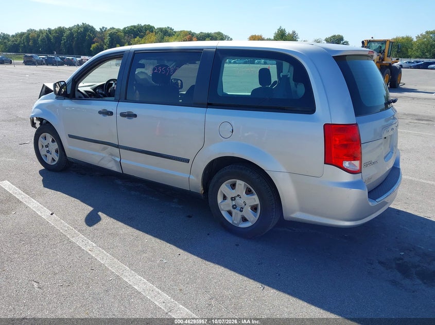 Vin: 2c4rdgbg4cr381215, lot: 46796119, dodge grand caravan se/avp 20123