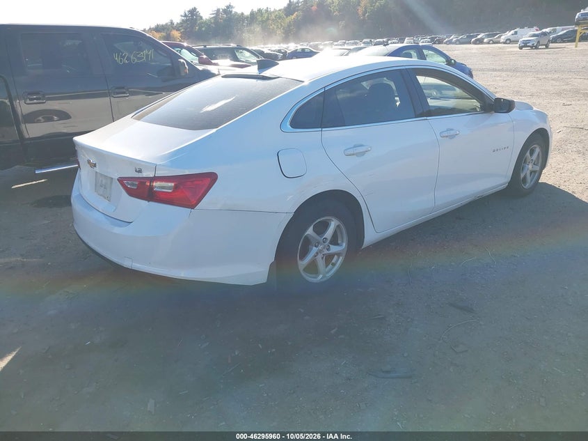 Vin: 1g1zb5st8gf210593, lot: 46796123, chevrolet malibu ls 20164