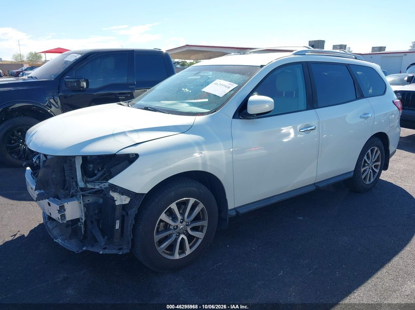 Vin: 5n1ar2mn4ec689909, lot: 46796131, nissan pathfinder s 20142