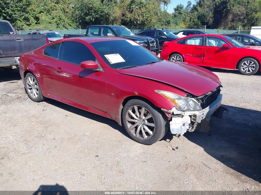 Vin: jn1cv6el5em130153, lot: 46796133, infiniti q60 20141