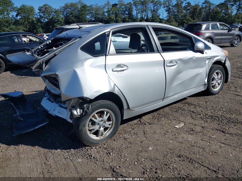 Vin: jtdkn3du8a0118176, lot: 46796141, toyota prius iii 20104