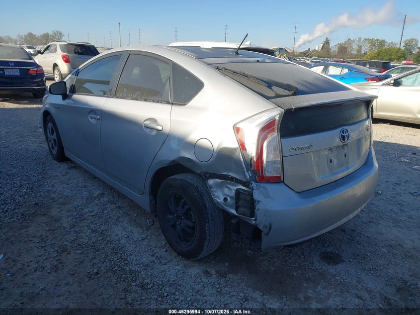 Vin: jtdkn3du5d5574479, lot: 46796157, toyota prius two 20133