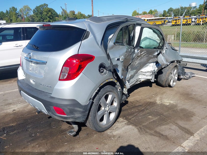 Vin: kl4cjasb6fb165556, lot: 46796165, buick encore 20154