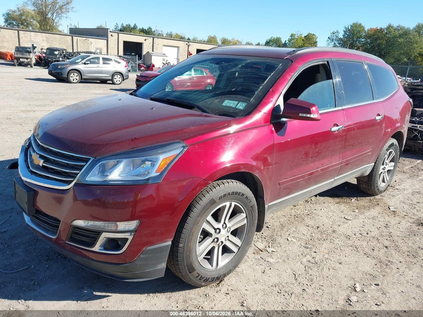 Vin: 1gnkvhkd6hj216733, lot: 46796175, chevrolet traverse 2lt 20172
