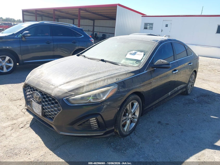 Vin: 5npe34af5kh773754, lot: 46796228, hyundai sonata sel 20192