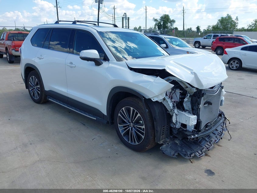 Vin: 5tdadab58ts035717, lot: 46796263, toyota grand highlander limited/platinum 20261