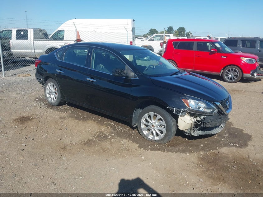 Vin: 3n1ab7ap1jy260081, lot: 46796276, nissan sentra sv 20181