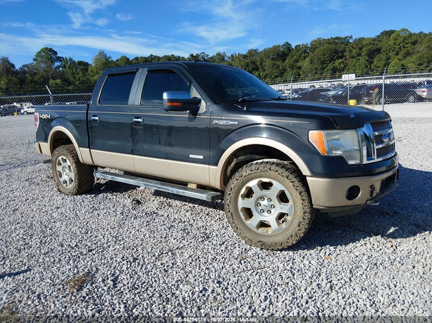 Vin: 1ftfw1et9cke14632, lot: 46796277, ford f-150 lariat 20121
