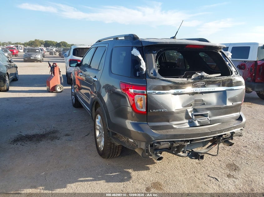 Vin: 1fm5k7f81fgc61994, lot: 46796281, ford explorer limited 20153