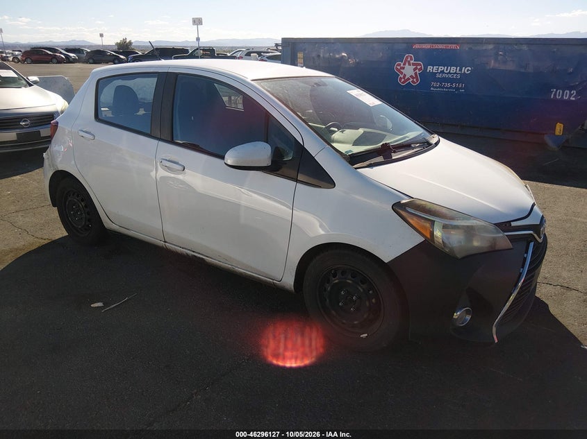 2015 Toyota Yaris L, Wear, IAAI, VIN VNKKTUD3XFA046831