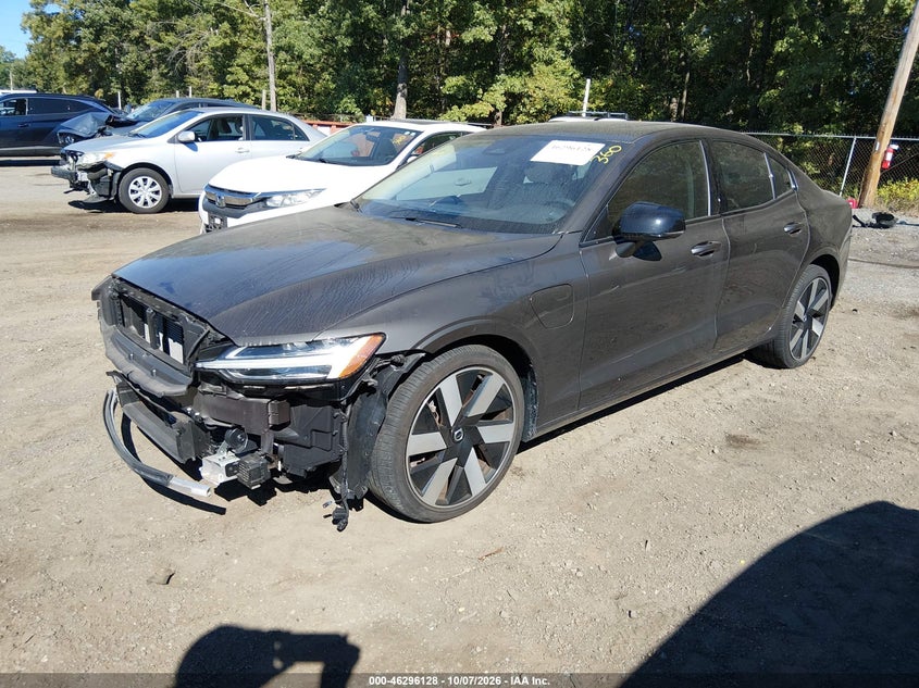 Vin: 7jrh60fl3rg321992, lot: 46796291, volvo s60 recharge plug-in hybrid t8 plus dark theme 20242