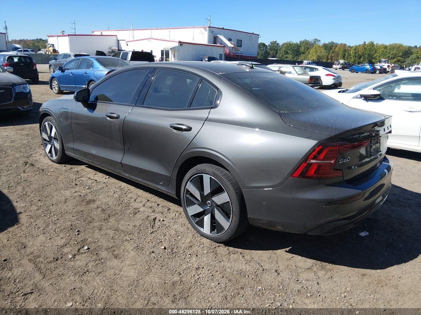 Vin: 7jrh60fl3rg321992, lot: 46796291, volvo s60 recharge plug-in hybrid t8 plus dark theme 20243