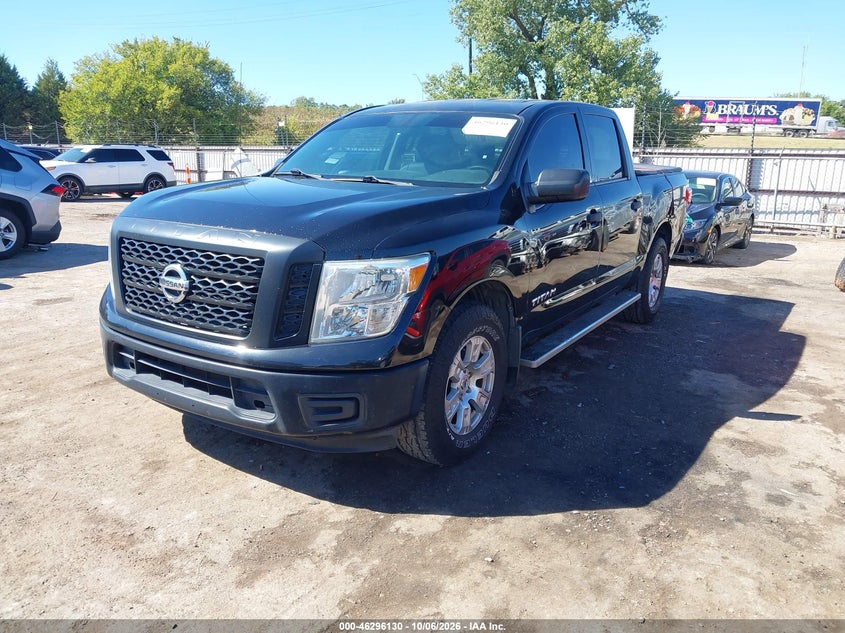 Vin: 1n6aa1ek6hn571652, lot: 46796293, nissan titan s 20172