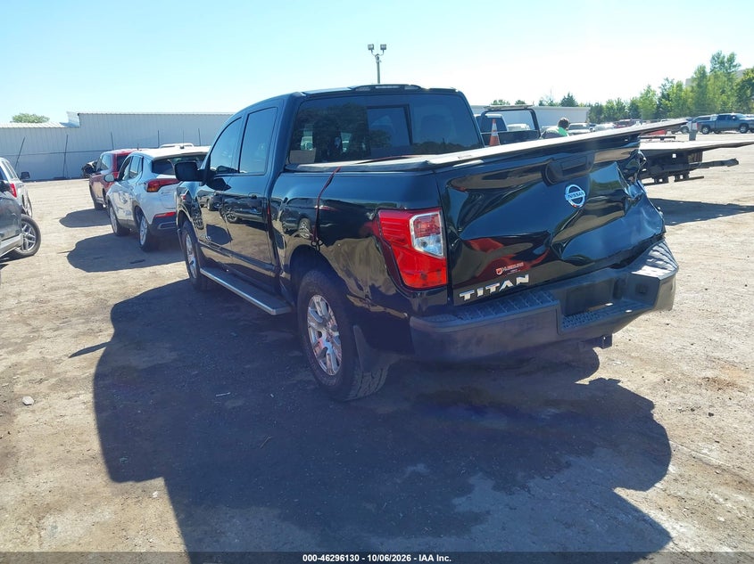 Vin: 1n6aa1ek6hn571652, lot: 46796293, nissan titan s 20173