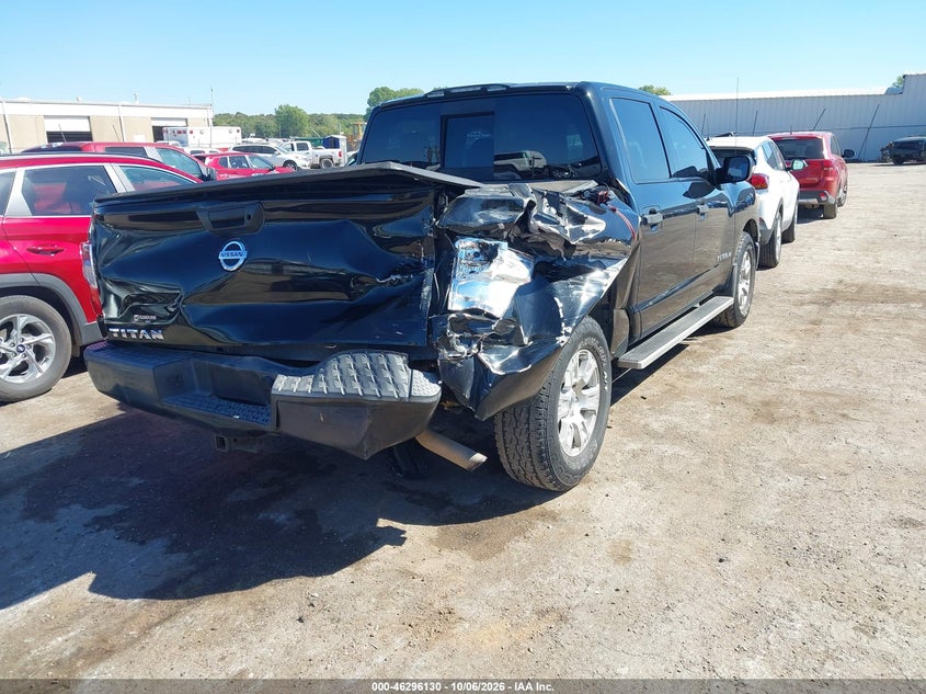 Vin: 1n6aa1ek6hn571652, lot: 46796293, nissan titan s 20174