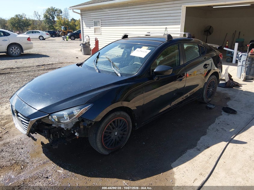 Vin: 3mzbm1u76fm140955, lot: 46796298, mazda mazda3 i sport 20152