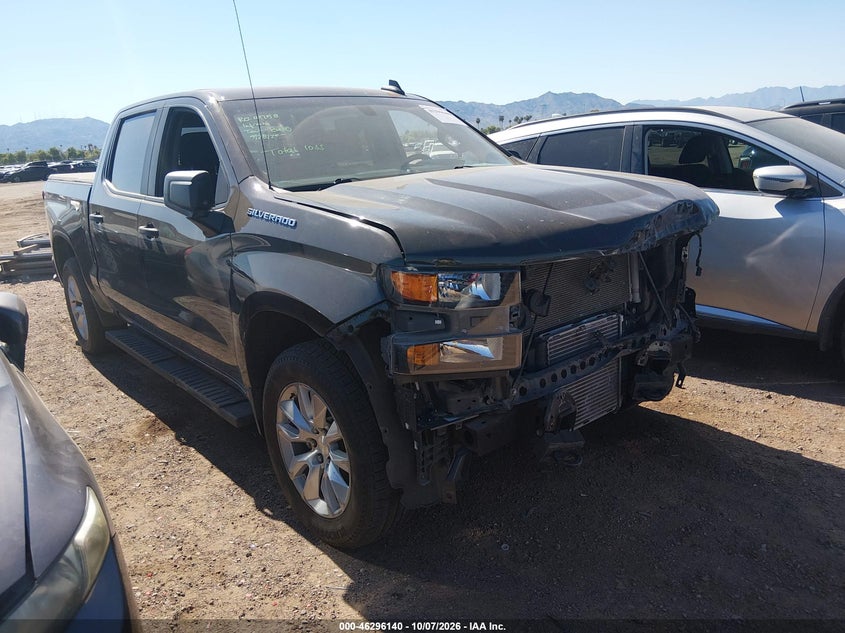 Vin: 1gcpwbek9mz437354, lot: 46796303, chevrolet silverado 1500 2wd  short bed custom 20211