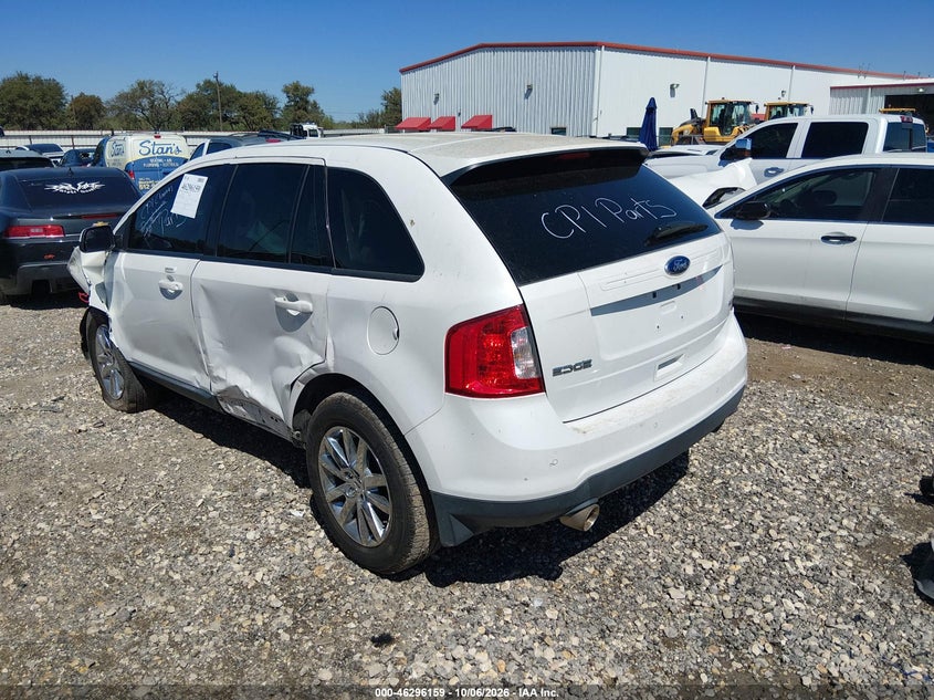 Vin: 2fmdk3jc3eba99968, lot: 46796322, ford edge sel 20143