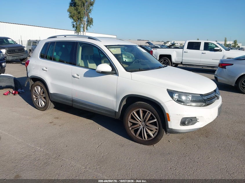Vin: wvgav7ax6dw534502, lot: 46796339, volkswagen tiguan se 20131