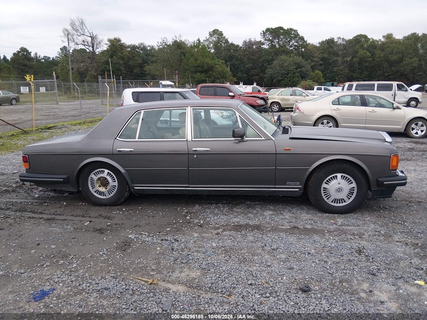 BENTLEY MULSANNE 1989 VIN SCBZS02B7KCX25342