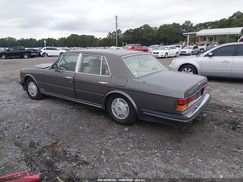 BENTLEY MULSANNE 1989 VIN SCBZS02B7KCX25342