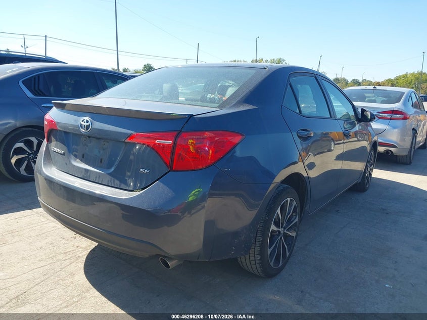 Vin: 2t1burhe1hc862369, lot: 46796371, toyota corolla se 20174