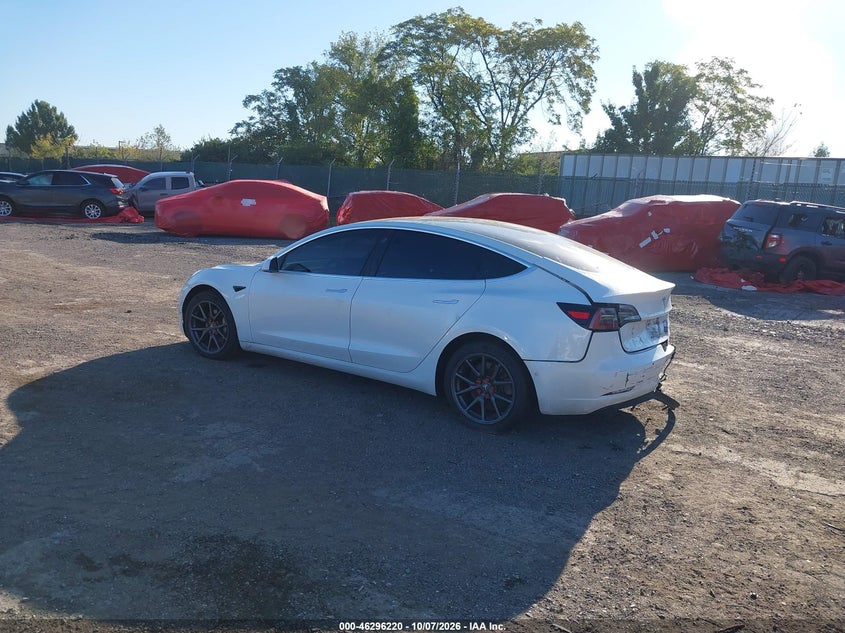 Vin: 5yj3e1eb9jf066810, lot: 46796383, tesla model 3 long range/performance 20183