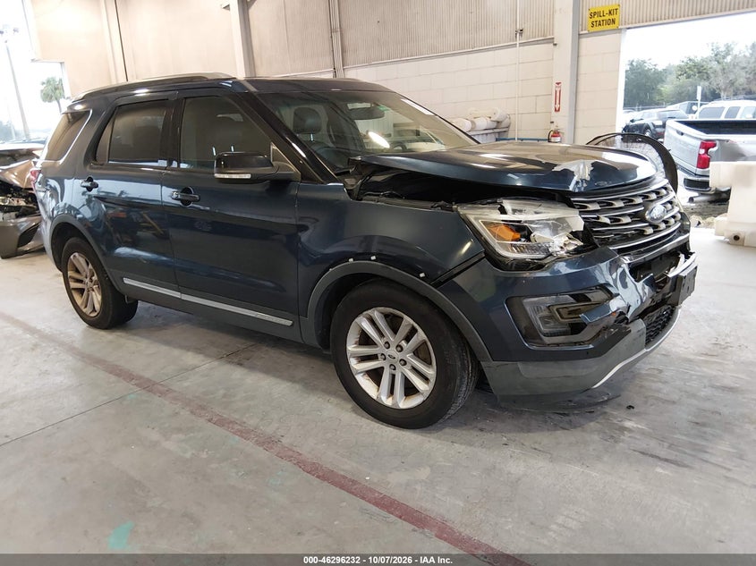 Vin: 1fm5k7d85gga43447, lot: 46796395, ford explorer xlt 20161