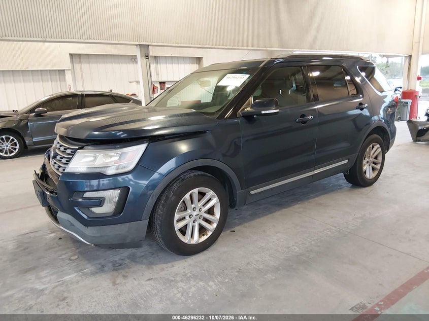 Vin: 1fm5k7d85gga43447, lot: 46796395, ford explorer xlt 20162