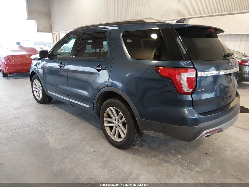 Vin: 1fm5k7d85gga43447, lot: 46796395, ford explorer xlt 20163