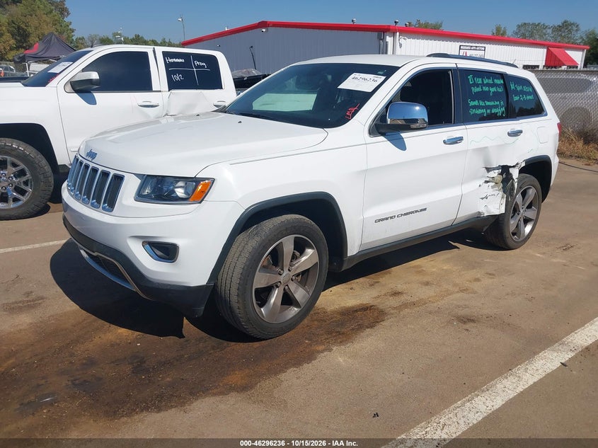 Vin: 1c4rjebg2gc500679, lot: 46796399, jeep grand cherokee limited 20162