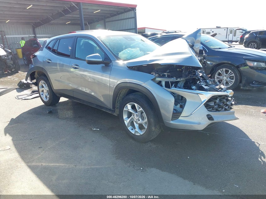 Vin: kl77lfep4tc079204, lot: 46796443, chevrolet trax fwd ls 20261