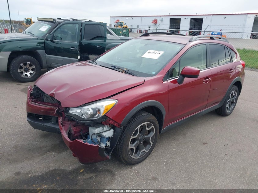 Vin: jf2gpacc3f8234974, lot: 46796461, subaru xv crosstrek 2.0i premium 20152