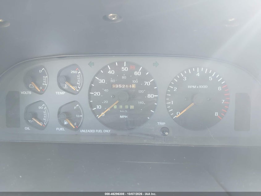 FORD PROBE 1989 VIN 1ZVBT20C7K5191313