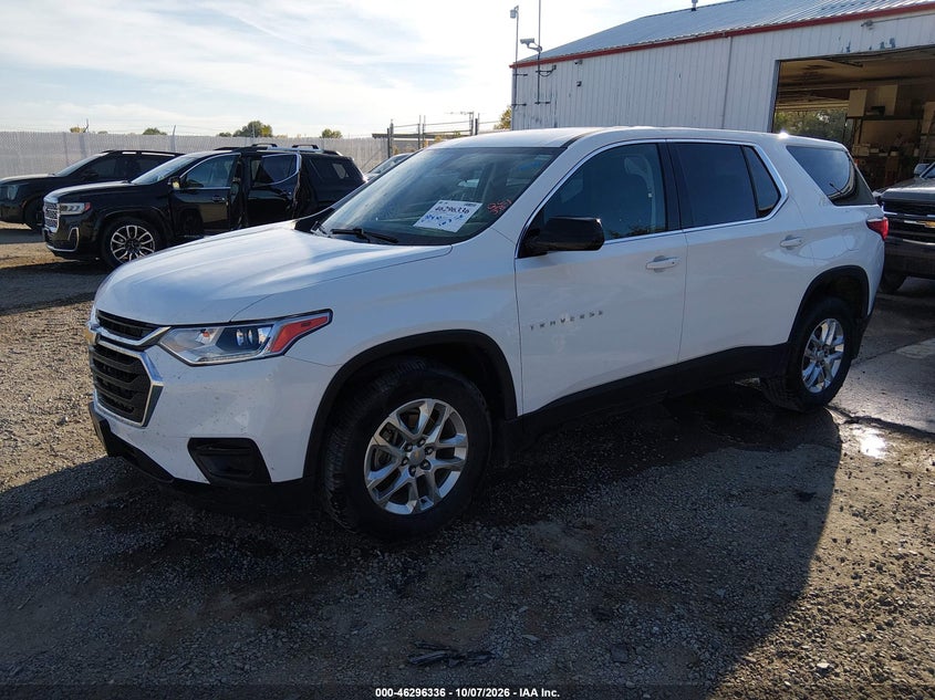 Vin: 1gnevfkw9lj184940, lot: 46796499, chevrolet traverse awd ls 20202