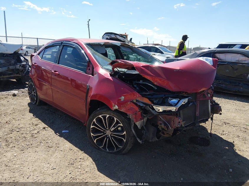 Vin: 5yfburhexfp270689, lot: 46796504, toyota corolla s plus 20151