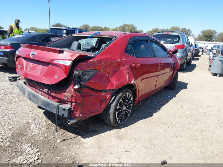 Vin: 5yfburhexfp270689, lot: 46796504, toyota corolla s plus 20154