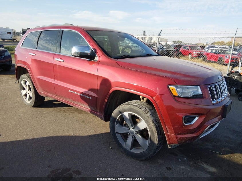 Vin: 1c4rjfcg9fc142662, lot: 46796514, jeep grand cherokee overland 20151