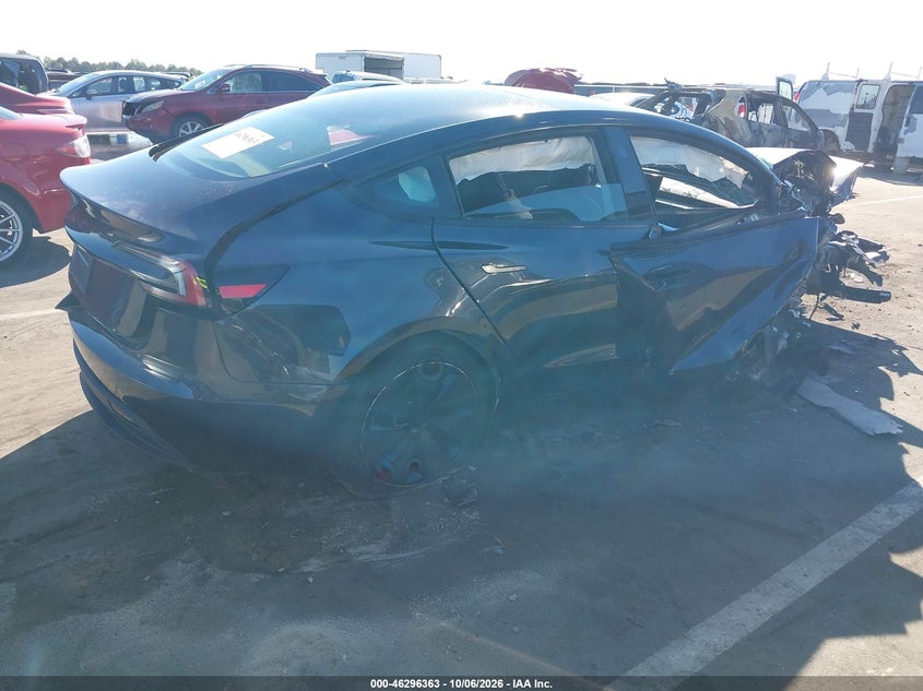 Vin: 5yj3e1ea6rf824346, lot: 46796526, tesla model 3 long range dual motor rear-wheel drive/rear-wheel drive 20244