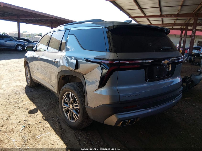 Vin: 1gnergrs4sj275917, lot: 46796540, chevrolet traverse fwd lt 20253